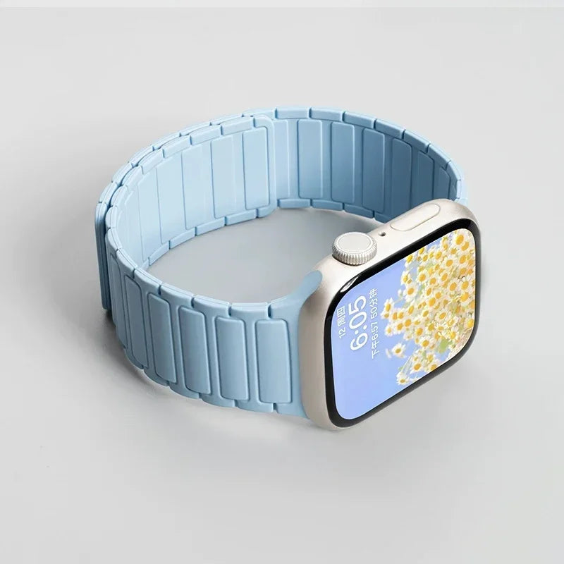Magnetic Silicone Apple Watch Band