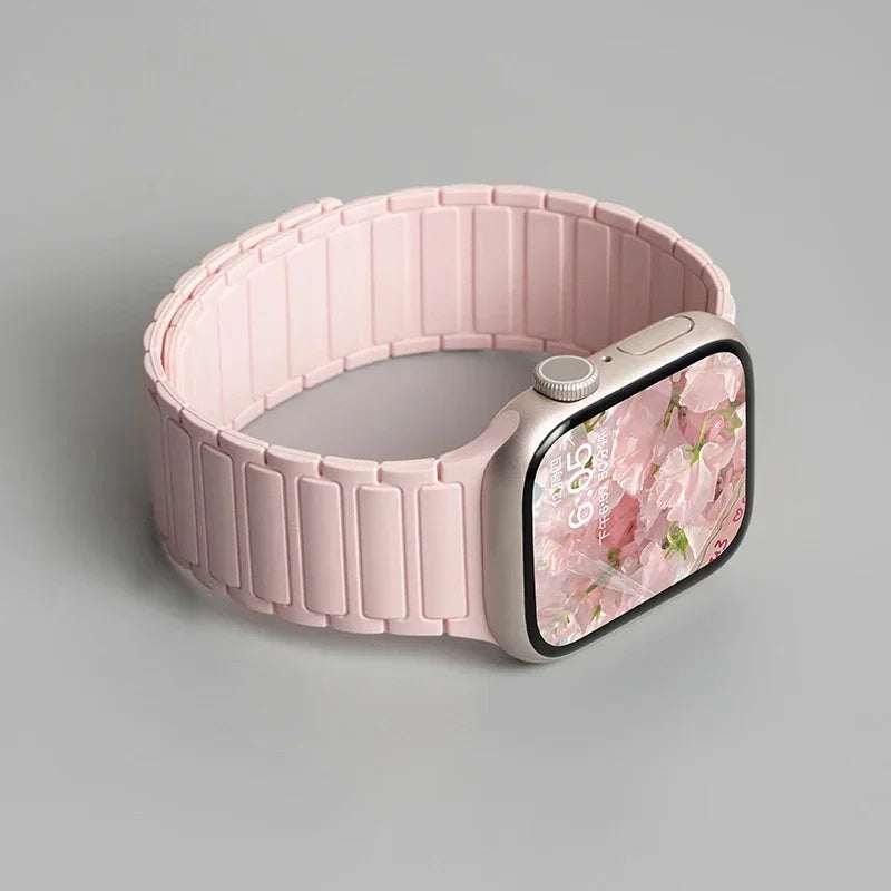 Magnetic Silicone Apple Watch Band