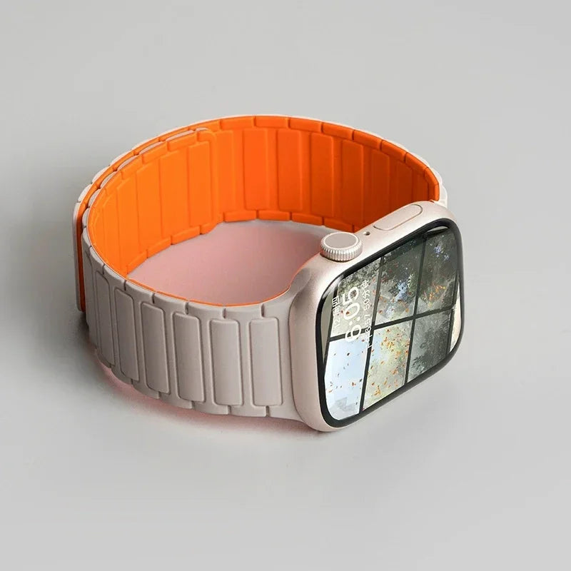 Magnetic Silicone Apple Watch Band