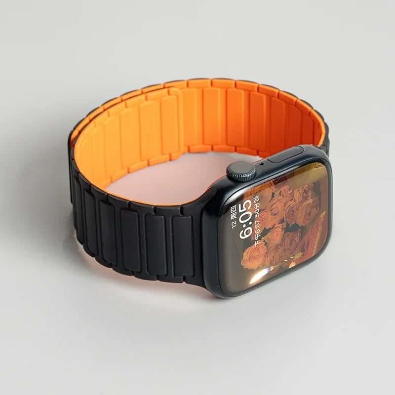 Magnetic Silicone Apple Watch Band