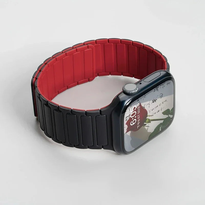 Magnetic Silicone Apple Watch Band