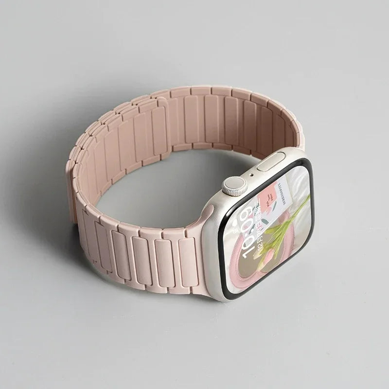 Magnetic Silicone Apple Watch Band