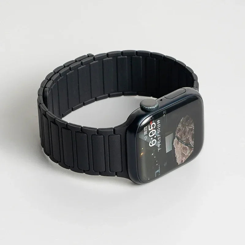 Magnetic Silicone Apple Watch Band
