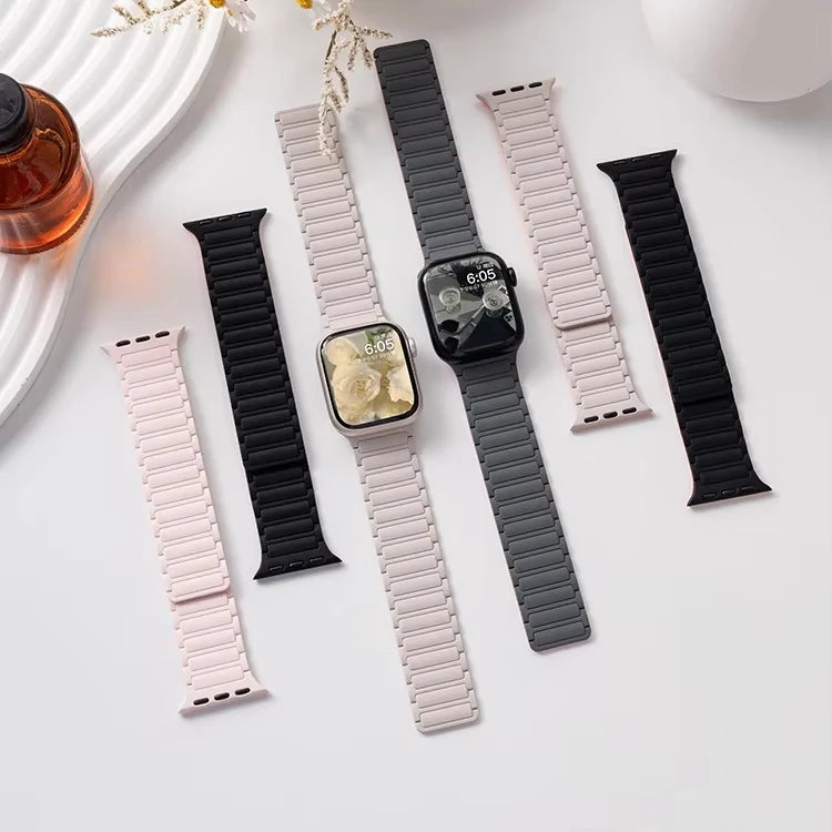 Magnetic Silicone Apple Watch Band