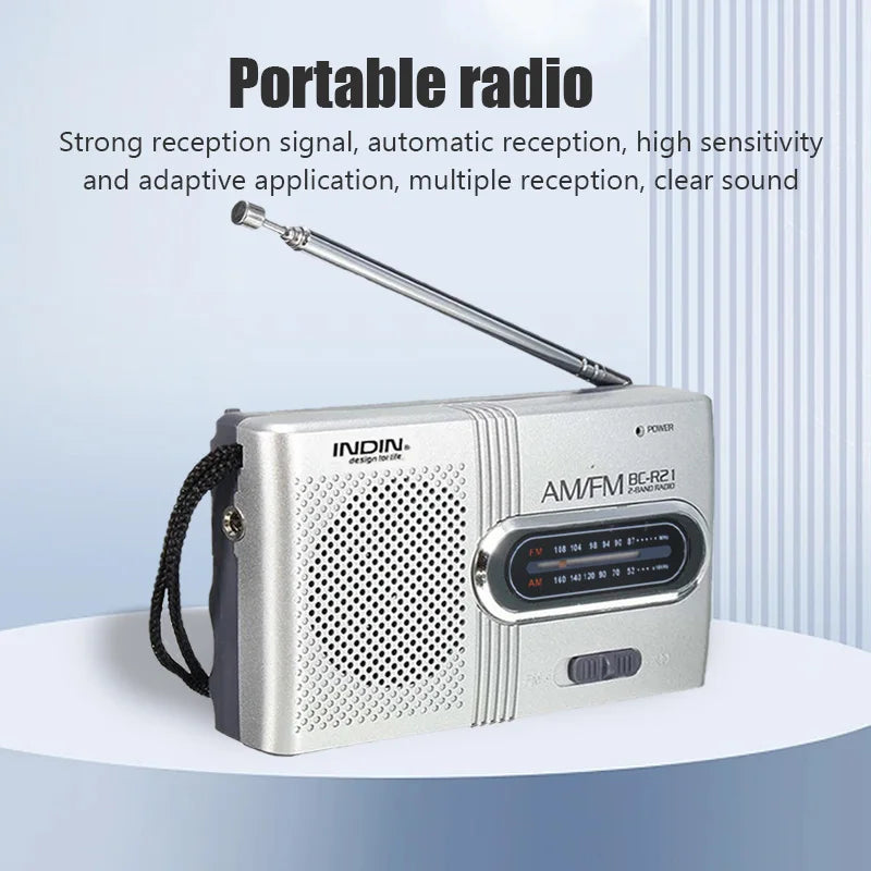 BC-R21 Portable AM/FM Radio Receiver