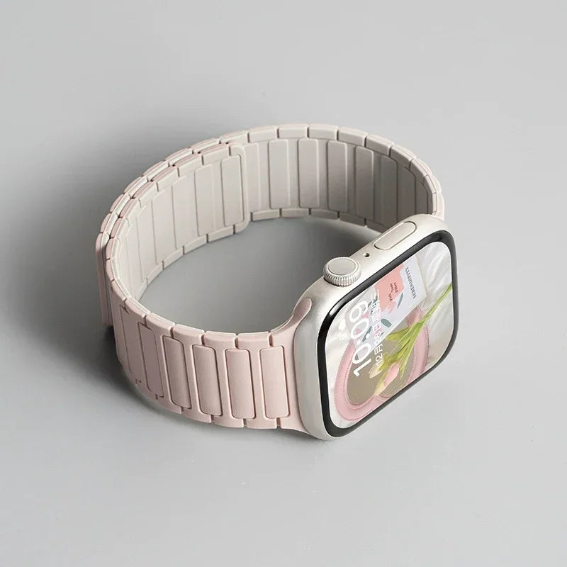 Magnetic Silicone Apple Watch Band