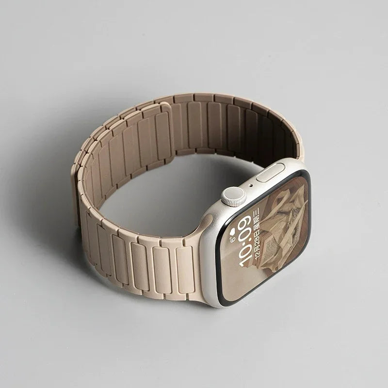 Magnetic Silicone Apple Watch Band
