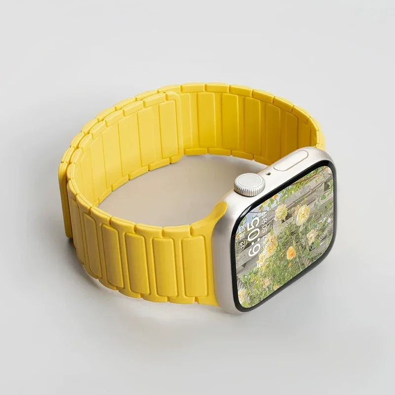 Magnetic Silicone Apple Watch Band