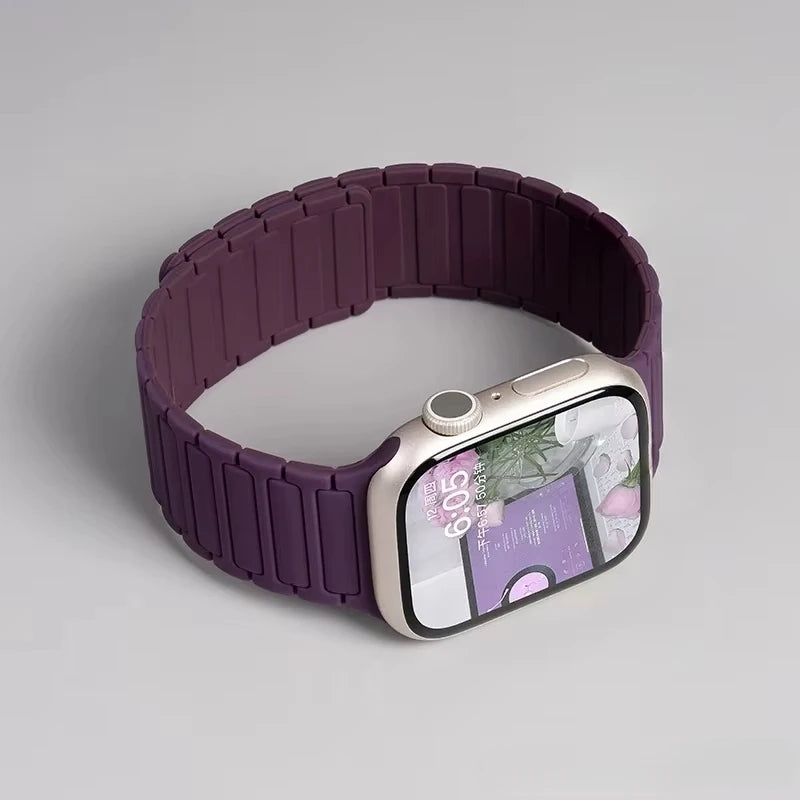 Magnetic Silicone Apple Watch Band
