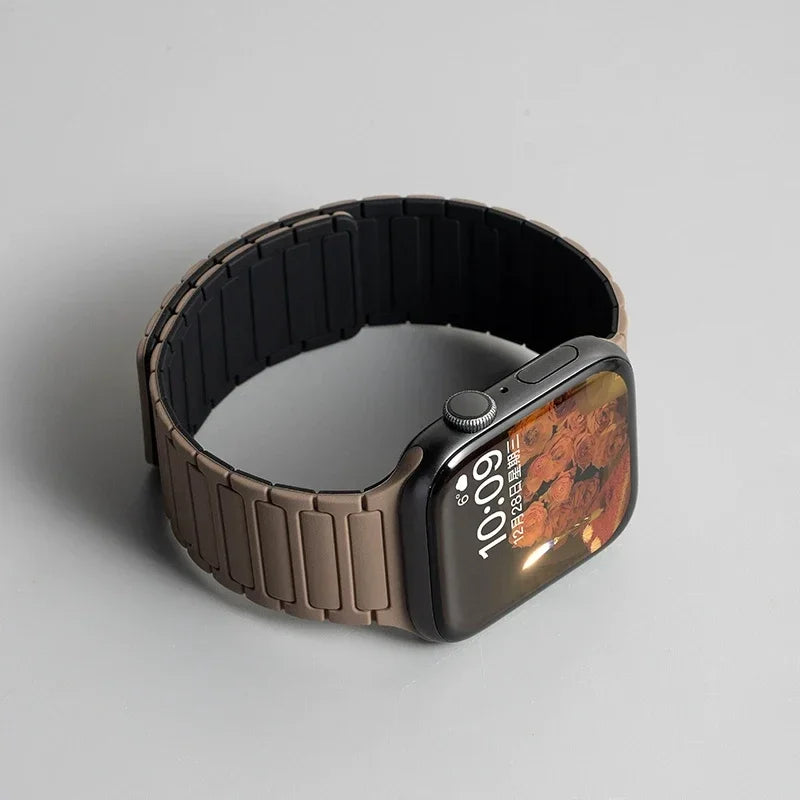 Magnetic Silicone Apple Watch Band