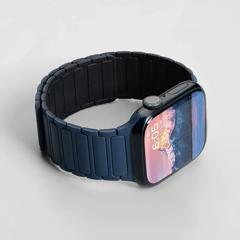 Magnetic Silicone Apple Watch Band