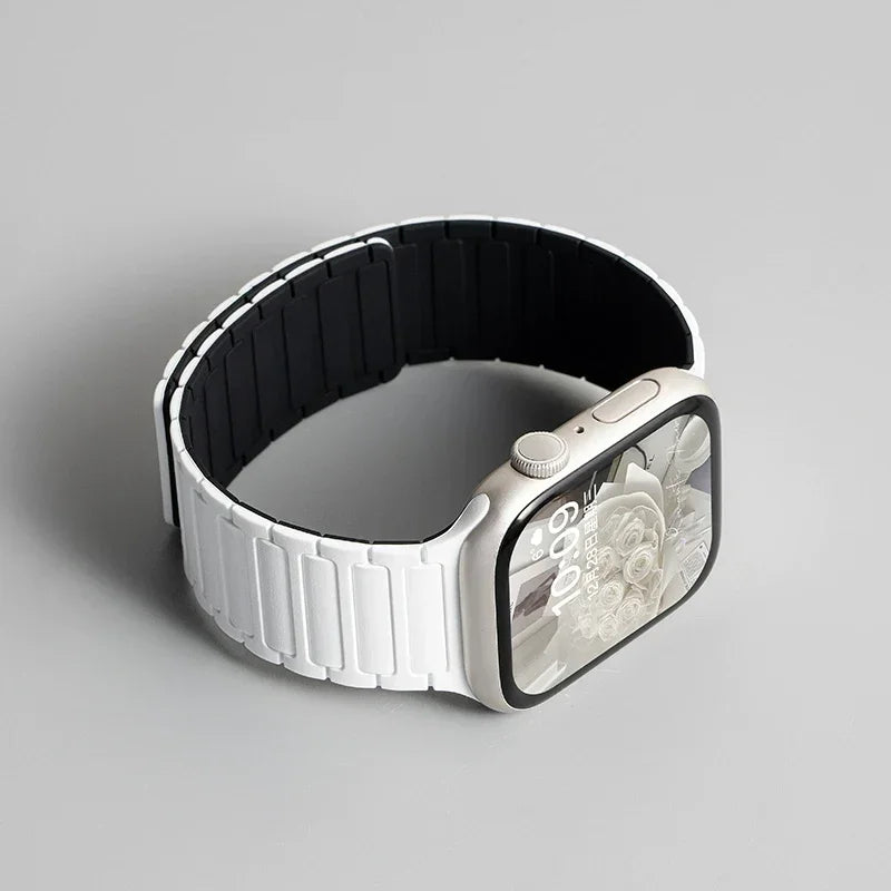 Magnetic Silicone Apple Watch Band