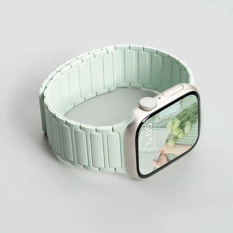 Magnetic Silicone Apple Watch Band