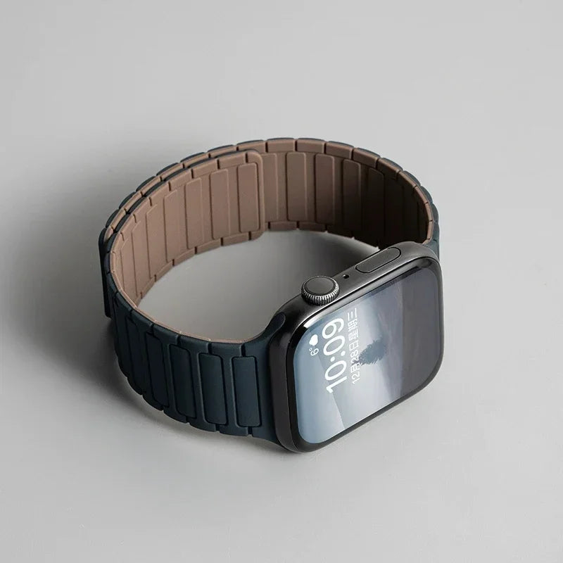 Magnetic Silicone Apple Watch Band