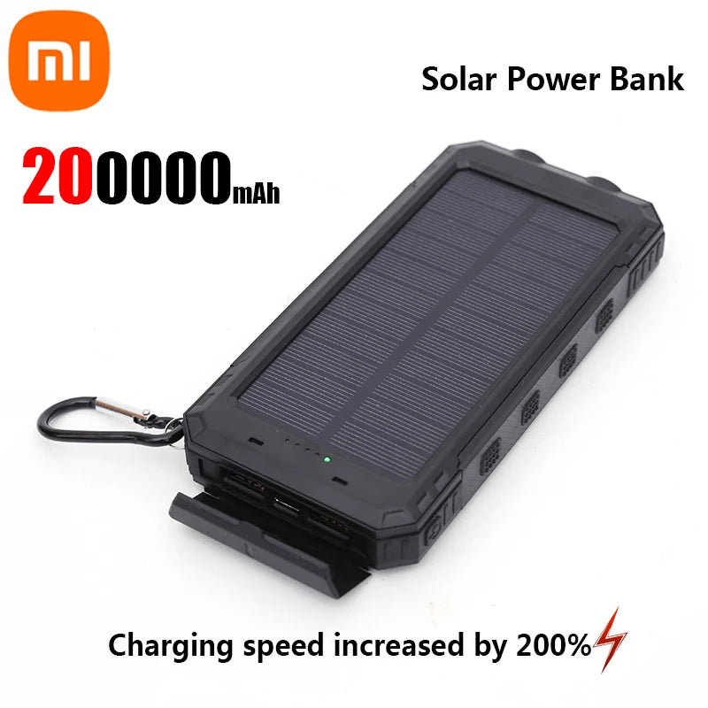 200000mAh Solar Power Bank